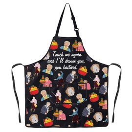 JNIAP Mrs. D Movie Kitchen Apron Help On Way Dear Gift Hellooo Gifts Mrs. D Movie Cooking Apron (Touch me ap)
