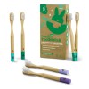 Kit 6 Cepillos Dentales De Bambú Suaves Para Niños. B
