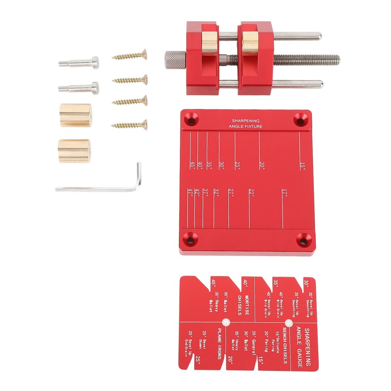Honing Guide System Chisel Sharpening Guide Jig Kit Stainless Steel