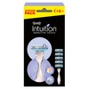 Wilkinson Sword Intuition Sensitive Touch Razor - Pack of 1 Razor + 5 Charging Heads - Value Size for Women