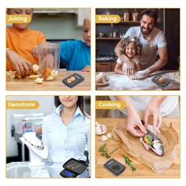 Feinwaage 500g /0,01 G Milligramm Waage, Digitale Taschenwaage, Hochpräzise Lebensmittelwaage LCD Display, Portable Mini Milligramm Waage Für Schmuck Küche Lebensmittel Gewicht