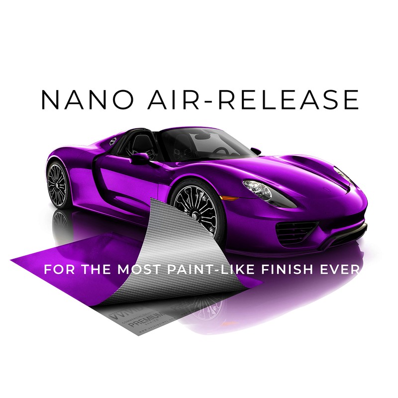 VViViD+ Ultra Gloss Candy Purple Vinyl Car Wrap Premium Paint