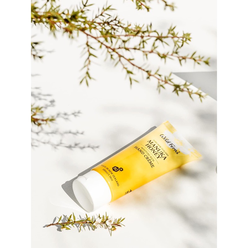 Wild Ferns Manuka Honey Moisture Rich Hand Crème, 99% Natural,