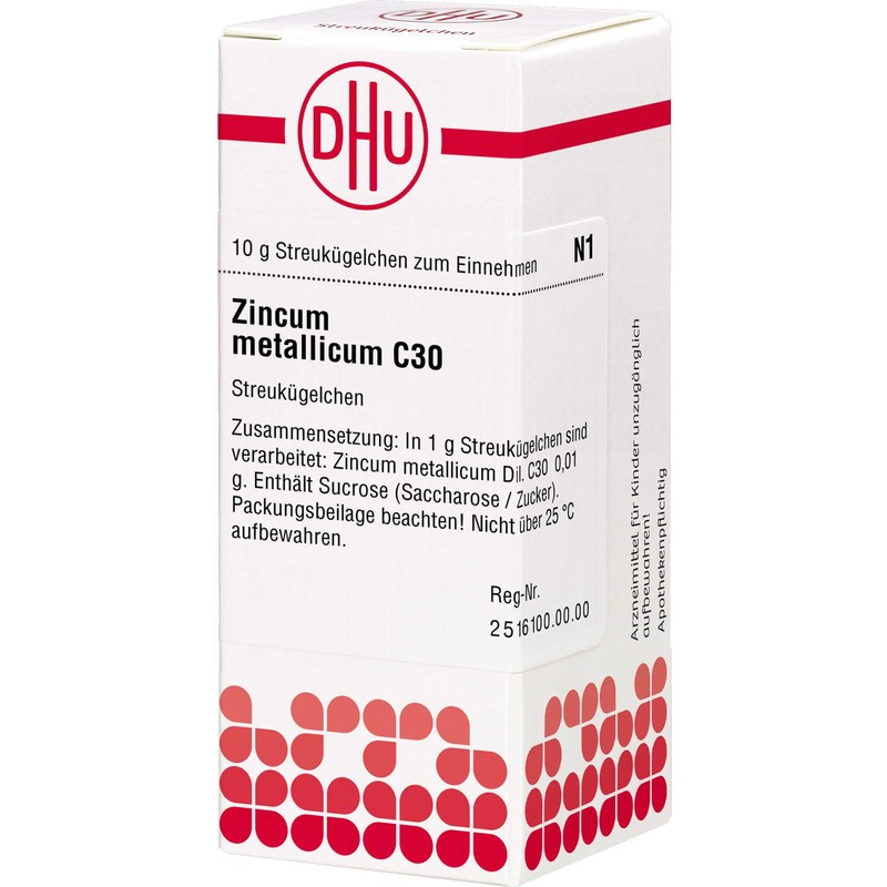 DHU Zincum Metallicum C30 Spreading Balls 10 g Globules