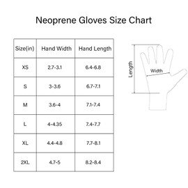 WEAXIO Neoprene Wetsuit Gloves 5mm Men Women, Diving Water Gloves Flexible Anti Slip Five Finger Warm Adjustable Wrist Strap Gloves for Swimming Scuba Kayaking Surfing Fishing Outdoor Water Sports