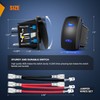 Gebildet Blue Horn Rocker Switch 5-Pin Laser On/Off LED Light,