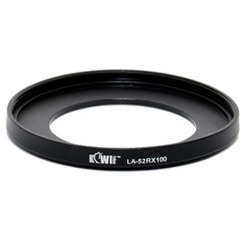 KIWIFOTOS Lens Filter Adapter for Sony Cyber-shot DSC RX100V, RX100VA, RX100 IV, RX100 III, RX100 II, RX100 and Nikon 1 NIKKOR VR 10-30mm f/3.5-5.6 PD Zoom Lens