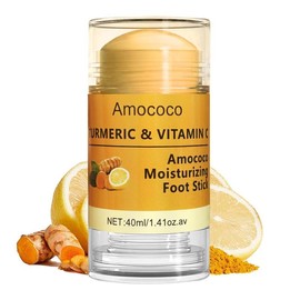 AMOCOCO Vitamin C & Turmeric Hand and Foot Care Stick - 40g, Deep Moisturizing with Shea Butter for Extremely Dry Skin,  Soothing Relief, Ethically Made, for All Skin Types - Specification: 2pcs