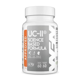 WFN Approved UC-II - Undenatured Collagen Type 2 High Dose - 60 Capsules - Joint Complex with UC II Collagen, Vitamin C & Boswellia Serrata - Produced in Germany - Externally Laboratory Tested