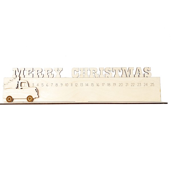 Wood Slider Countdowns From Made By R And R (Merry