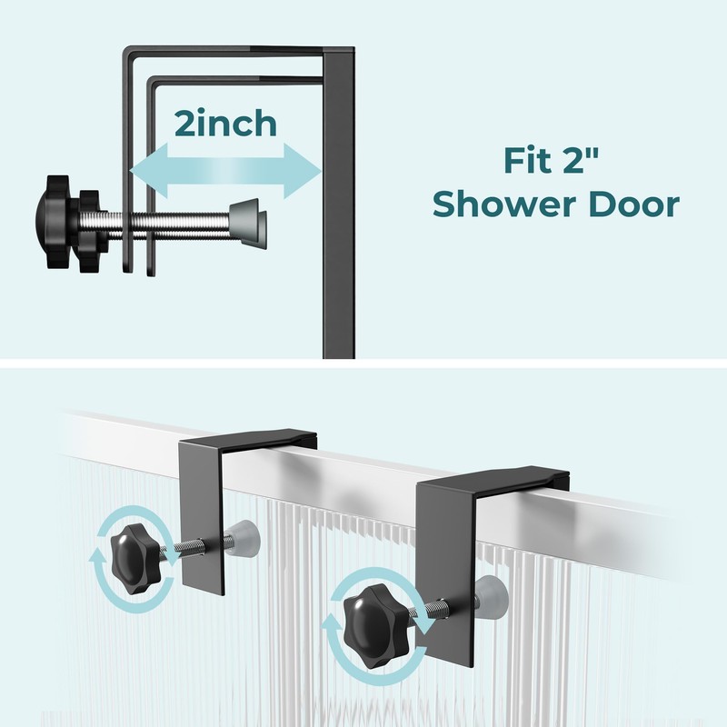 Nieifi Over The Door Shower Caddy Pantry Organizer Rack with