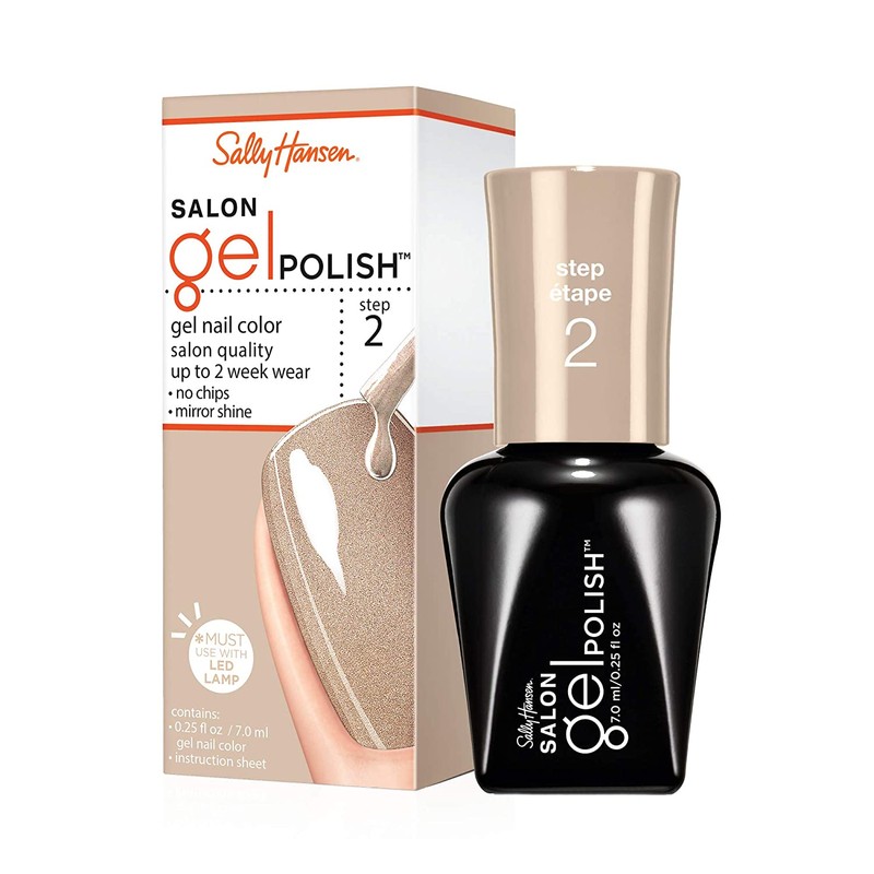 Sally Hansen Salon Gel Polish Nail Lacquer, Pearls, Please, 0.14