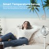Airdog SF3 Smart Pedestal Fan Air Circulator with Temperature Sensor