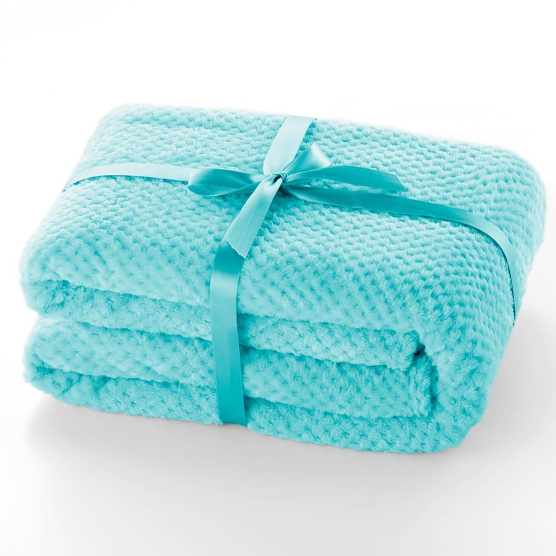 DecoKing Henry Cuddly Blanket, Soft, Fleece Microfibre Bedspread in Scandinavian