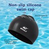 Whale Silicone Swim Cap - Waterproof, Non-Slip, High Elasticity -