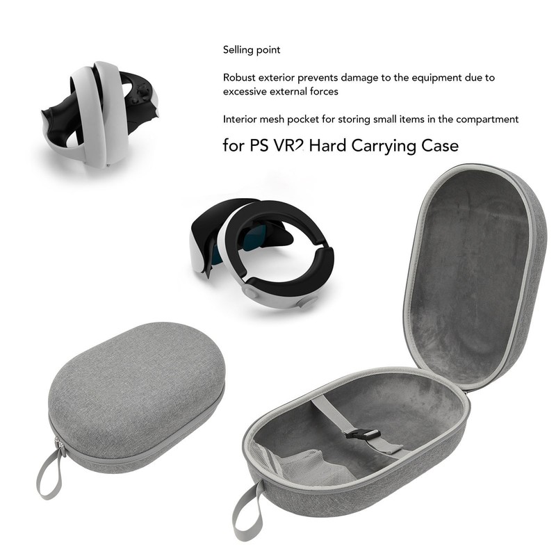 for PS VR2 Hard Carrying Case Portable Storage Bag Compatible