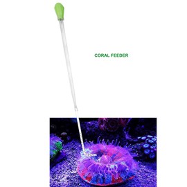 Fecsam 50ml Manual Coral Fish Feeder/Water Changer/Waste Remover Clean Tool with Extension Pipe and 15inch Aquarium Tweezer for Fish Tank Cleaning, Aquatic Pipette Dropper Gravel Cleaner Siphon