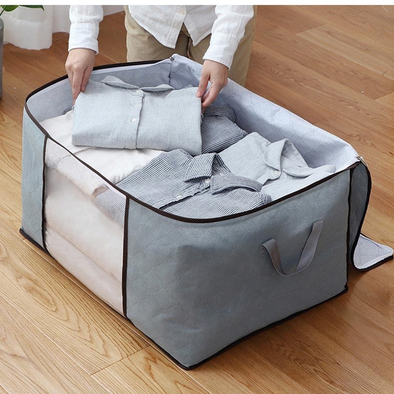 3-Pack Large Storage Bags for Closet Organization – Moisture-Resistant Non-Woven