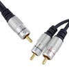 20m Subwoofer Audio Cable 1RCA to 2RCA Y Splitter Cord
