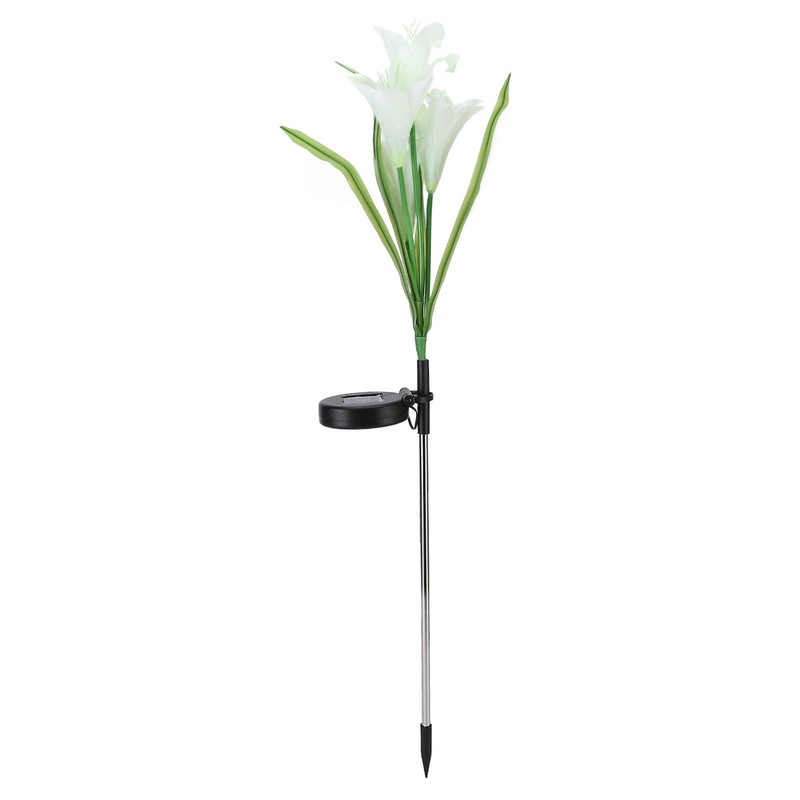 Solar Powered Flower Lights Waterproof Outdoor Solar Garden Stake Lights
