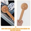 Sosoport 2Pcs Wooden Glove Mallet for Baseball Softball Durable Hammer