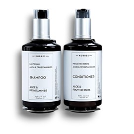 Korres | Aloe & Provitamin B5 Shampoo and Conditioner Set | 300mL Each