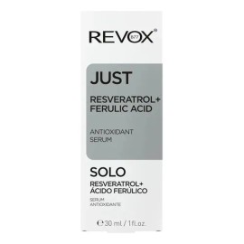 Serum Antioxidante Just Resveratrol cido Ferlico 30ml Revox Piel Noche                                                                                