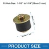 A ABSOPRO Car Rubber Freeze Plug Fit 1-1/8"-1-1/4" Expansion Plug