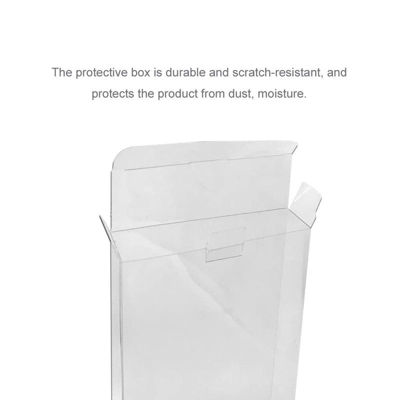 WICAREYO 10PCS Box Protector Clear Protection Case Sleeve Display Box