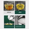 Bacon Grease Container Stainless Steel High Temperature Resistance Oil Strainer