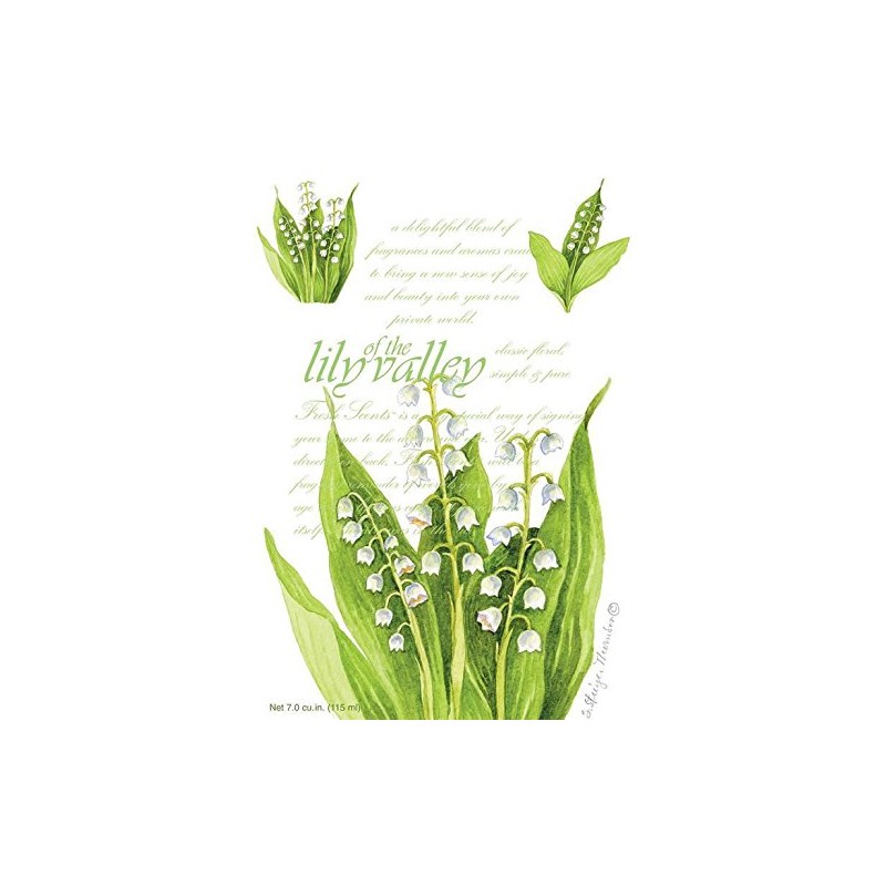 Pack of 3 Large Scented Sachets Lily of the Valley
