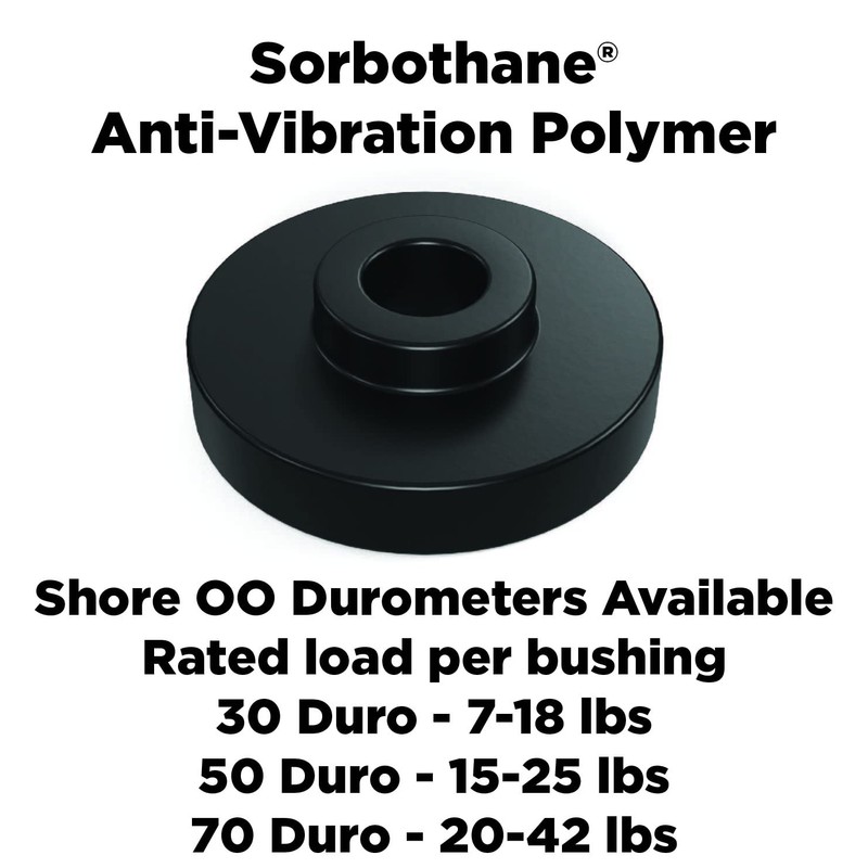 Isolate It: Sorbothane Vibration Isolation Bushing 30 Duro (.28" ID