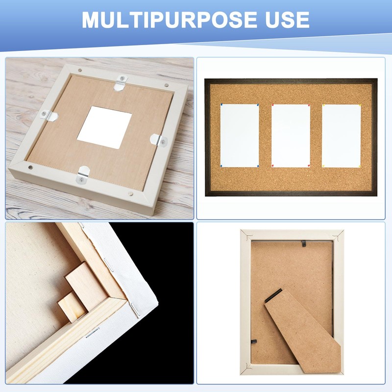 M METERXITY 10-Pack Offset Canvas Clips, 0.79" x 0.52" Clips