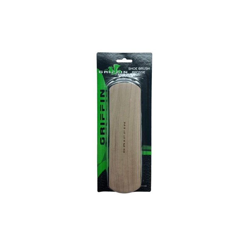 Griffin Shoe Care - Shoe Shine Brush with Soft Horsehair