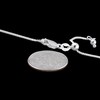 Sterling Silver Adjustable Box Chain 1.1mm Genuine Solid 925 Italy