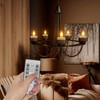 SoulBay Flameless Candles with Remote Control Timer & Charging Base,