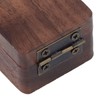 Guitar Picks Box Portable Multifunctional Wooden Guitar Picks Case Storage