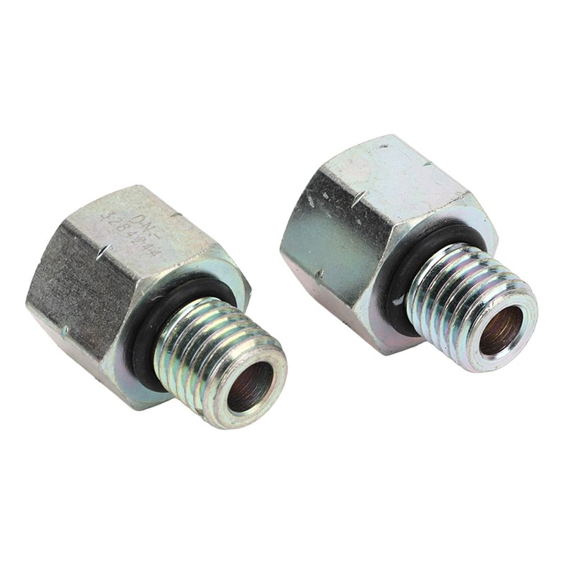 2 Pcs Turbo Oil Feed Line Connector Joint Turbine Supply