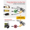 EVOULTES 2-Packs Lock On Air Chuck Tire Inflator Hose Adapter,