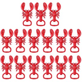 HOMSFOU 15 Pcs Crawfish Bottle Opener Animal Alloy Bottle Opener Magnet Key Chain Bottle Cap Remover Funny Bottle Opener Power Tools Decorative Bottle Opener Zinc Alloy Beer Crafts