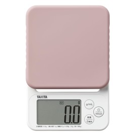 Tanita KJ-222 Cooking Scale, Pink, 0.004 oz (0.1 g) Unit, Trace ML HOLD Kitchen Scale, Cooking, Digital