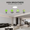 7.5inch led flush mount ceiling light (White, 12 Pack)