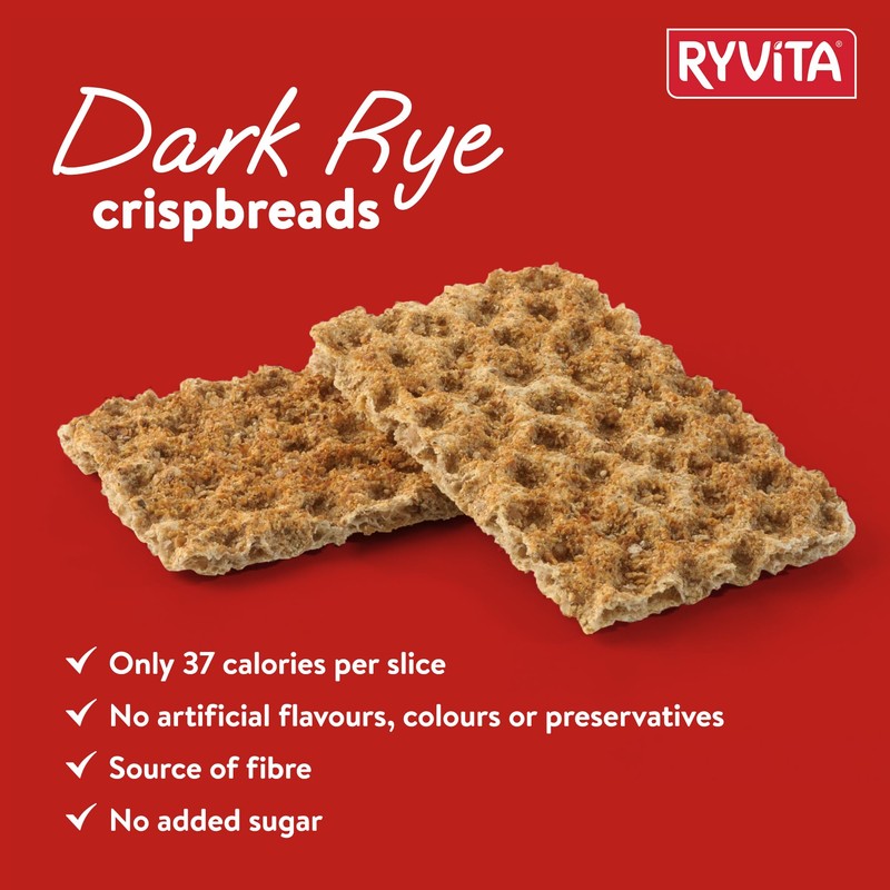 Ryvita Crispbread - Dark Rye, 250g