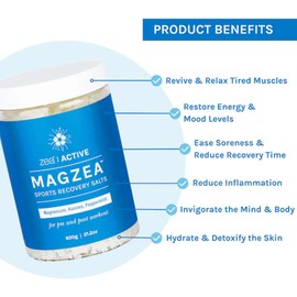 Zea MAGZEA Sports Recovery Bath Salts, 600gm