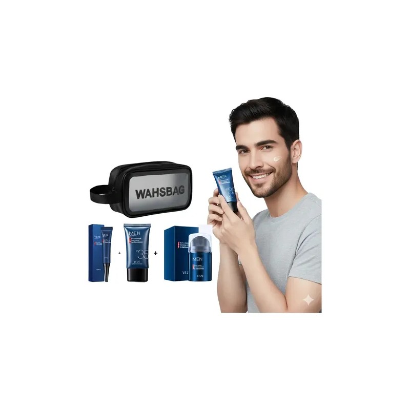 Skincare Hombre Protector Solar Contorno Ojos E Hidratante