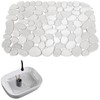 1Pcs Transparent Sink Protector Mat, Sink Protector, Non-Slip, Fast Draining