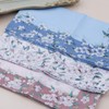 HOULIFE Ladies 100% Cotton Handkerchiefs Women's Cherry Blossom Floral Print