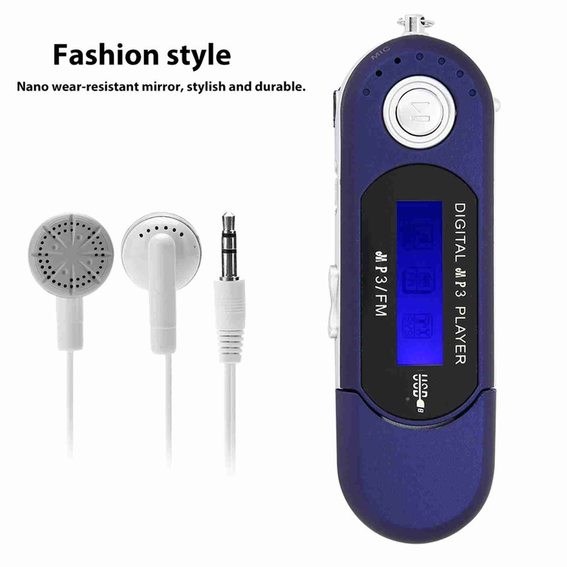 Portable Music MP3 USB Player With LCD Screen FM Radio