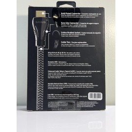 Sanus Ultra High Speed HDMI Cable 8K 2.1 48Gbps (2 Meters/6.56 feet) SAC-21HD.