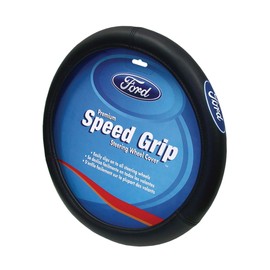 Plasticolor Ford Oval Style Premium Speed Grip Steering Wheel Cover,006452R01